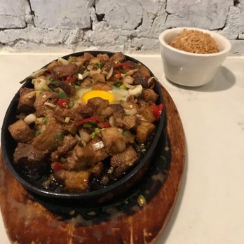 Purple Patch - Sizzling sisig with garlic fried rice - Filipino Near Me - Washington, DC, District of Columbia
