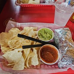 Ground beef burrito