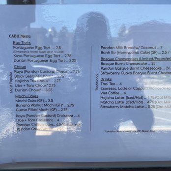 CA Bakehouse - Menu - June 2022 - Bakeries Near Me - San Jose, California CA Bakehouse - Menu - June 2022 - Bakeries Near Me - San Jose, California