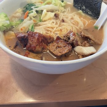 Yum Yum Noodle Bar - Red Hook - Ramen bowl nicely presented and tasty but the broth could use more flavor - Asian Fusion Near Me - Red Hook, New York Yum Yum Noodle Bar - Red Hook - Ramen bowl nicely presented and tasty but the broth could use more flavor - Asian Fusion Near Me - Red Hook, New York