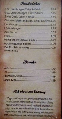 Menu photo 3 Two Sisters Homestyle Cafe Ashville, AL