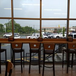 Ingles Market - Eat in cafe: These are the perfect seats when you want to just sit alone and watch the action.