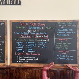 Boba menu