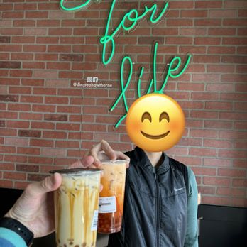Ding Tea - Hawthorne - #13 Brown Sugar Milk Tea Boba and #5 Thai Tea with Boba - Bubble Tea Near Me - Hawthorne, California Ding Tea - Hawthorne - #13 Brown Sugar Milk Tea Boba and #5 Thai Tea with Boba - Bubble Tea Near Me - Hawthorne, California
