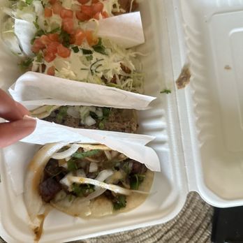 Holé Molé - Two Fish Ensenada Taco, 1 carnitas , 1 brisket taco - Mexican Near Me - Tustin, California Holé Molé - Two Fish Ensenada Taco, 1 carnitas , 1 brisket taco - Mexican Near Me - Tustin, California