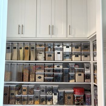 Closet Factory - Look how customized this looks for a pantry - Home Organization Near Me - elk grove, California