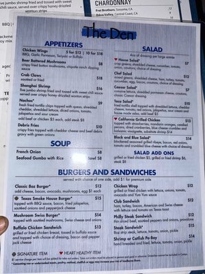 Menu photo 1 Blu Biloxi, MS