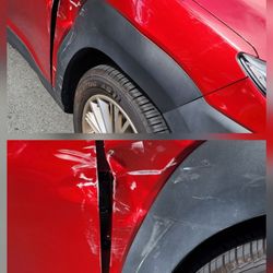 Miller Brothers Chevrolet - Damage before repairs
