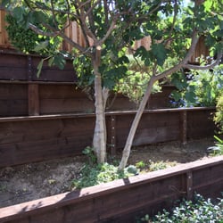 The Classic Builder - Retaining walls right side of yard