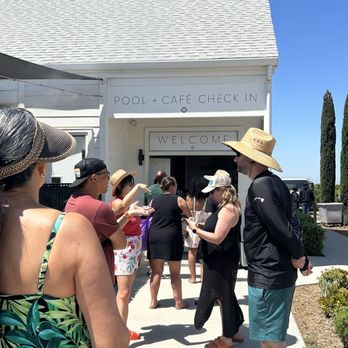 BOTTAIA Winery - Line to check in - Wine Tasting Room Near Me - Temecula, California