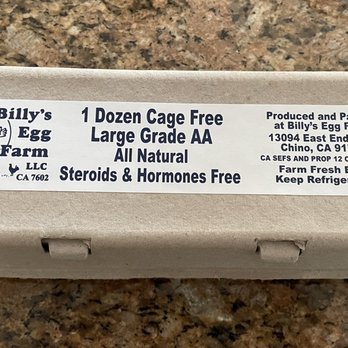 Billy's Egg Farm - Specialty Food Near Me - Chino, California