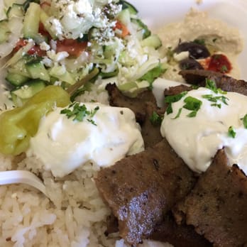 Mr. Gyros - Gyro beef plate yummy yum yum - Mediterranean Near Me - Seattle, Washington