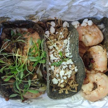Nixtaco - (L-R) Nixtaco Combination, Pollo en Salsa Verde, Shrimp Mazaltan Style - Mexican Near Me - Roseville, California Nixtaco - (L-R) Nixtaco Combination, Pollo en Salsa Verde, Shrimp Mazaltan Style - Mexican Near Me - Roseville, California