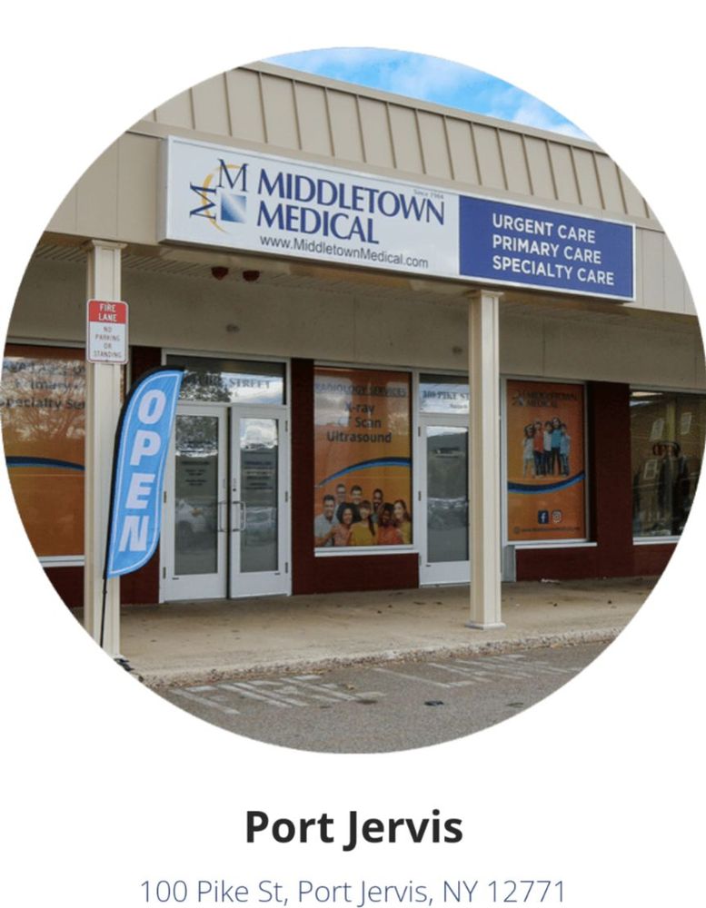 PORT JERVIS URGENT CARE Updated April 2024 100 Pike St, Port Jervis