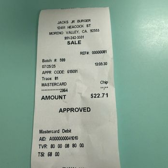 Jack's Junior - Great deal - Burgers Near Me - Moreno Valley, California