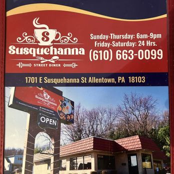Susquehanna Street Diner - Diners Near Me - Allentown, Pennsylvania Susquehanna Street Diner - Diners Near Me - Allentown, Pennsylvania
