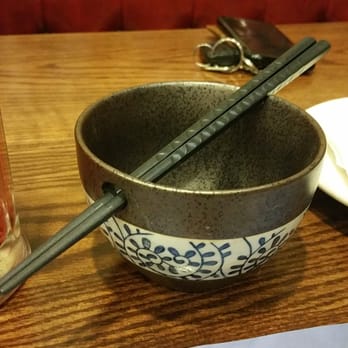 Sichuan Impression - Bowl with chopstick holder. Cool but is it necessary? - Szechuan Near Me - Alhambra, California