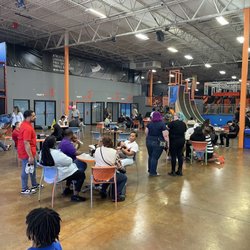 Sky Zone Trampoline Park - More no seating!!