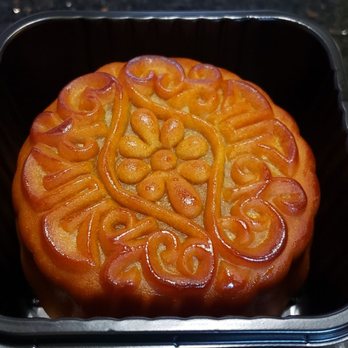 Costco - Single Costco Joy Luck Palace brand mooncake with double yolks in the flesh - Wholesale Stores Near Me - Alhambra, California