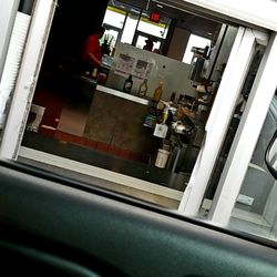 McDonald's - Over eight minutes  I waited by window for someone to appear to give order. I ended up going inside anyways cause they messed up order.