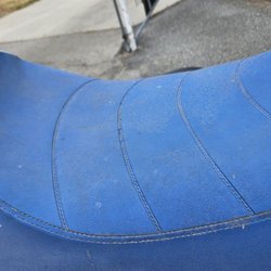 Lake Elsinore Marine - Seat ripped because Lake Elsinore Marine left it outdoors while they supposedly were repairing it.