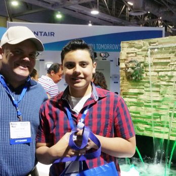 Sparkle Brite Pools - My son Josiah and I at the 2017 Pool Convention. Learning and increasing our education. - Pool Cleaners Near Me - Simi Valley, California