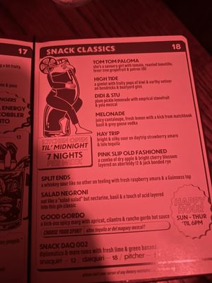 Menu photo 2 Bar Snack New York, NY