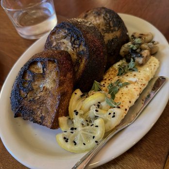 Bevy - Pearson's sourdough, warm sheep's cheese, honey, garlic, bright lemon - Mediterranean Near Me - Rochester, New York