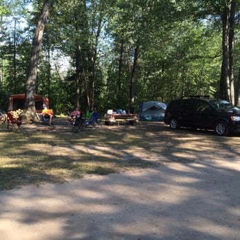 Alcona Park - Our campsite on the modern end, #79 - Parks Near Me - Glennie, Michigan