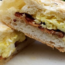 Egg, Cheese and Bacon Sandwich