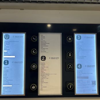Oslo City - What's on each floor - Shopping Centers Near Me - Oslo, 03