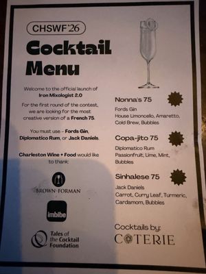 Menu photo 3 Coterie Charleston, SC Menu photo 3 Coterie Charleston, SC