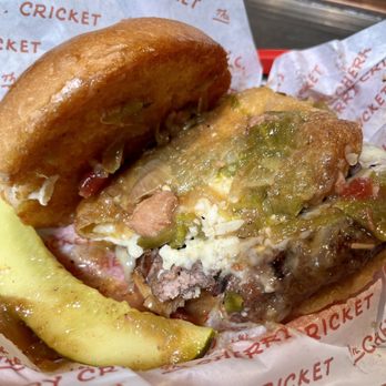 Cherry Cricket - Downtown - 303 Green Chile Relleno Burger - Sports Bars Near Me - Denver, Colorado