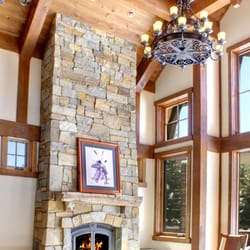 The Red Barn - Another custom home we supplied all the gorgeous lights for!  Photo by Junction Image Co.