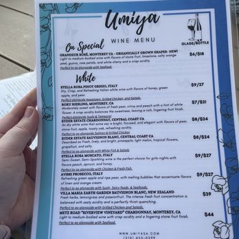 Umiya - Wine Menu - Sushi Bars Near Me - San Antonio, Texas Umiya - Wine Menu - Sushi Bars Near Me - San Antonio, Texas