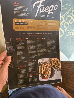 Menu photo 2 Fuego Tortilla Grill College Station, TX Menu photo 2 Fuego Tortilla Grill College Station, TX