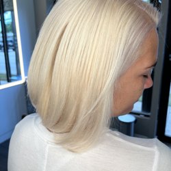 Beauty By Ila Salon & Spa - Platinum blonde Bob