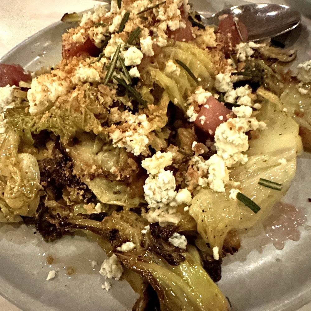 Fred - Charred cabbage - New American Near Me - Providence, Rhode Island