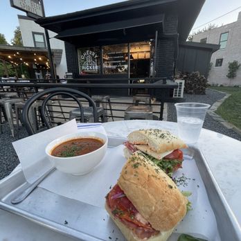 Cherry Picker Package x Fare - Orange and Tomato Soup - wayyyyy too salty Cold Cut sandwich - regular Italian Total: $18.50 - Coffee & Tea Near Me - Springfield, Missouri