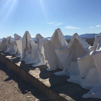 The Goldwell Open Air Museum - The last supper ~ Szukalski - Walking Tours Near Me - Beatty, Nevada