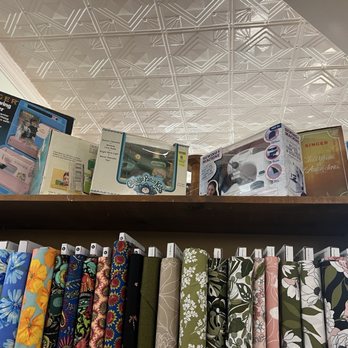 Stitches Quilt Shop - Don't forget to LOOK UP! You'll see all sorts of nostalgic, sewing-related knickknacks. - Fabric Stores Near Me - Cincinnati, Ohio Stitches Quilt Shop - Don't forget to LOOK UP! You'll see all sorts of nostalgic, sewing-related knickknacks. - Fabric Stores Near Me - Cincinnati, Ohio