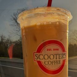 Scooter's Coffee - Iced latte with whole milk