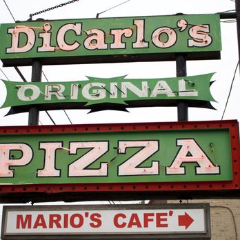 DiCarlo's Pizza - a neon sign for a restaurant - Pizza Near Me - Weirton, West Virginia DiCarlo's Pizza - a neon sign for a restaurant - Pizza Near Me - Weirton, West Virginia