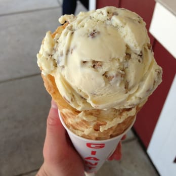 Moo Thru - Butter Pecan and Banana Pudding in a Waffle Cone - Ice Cream & Frozen Yogurt Near Me - Remington, Virginia Moo Thru - Butter Pecan and Banana Pudding in a Waffle Cone - Ice Cream & Frozen Yogurt Near Me - Remington, Virginia