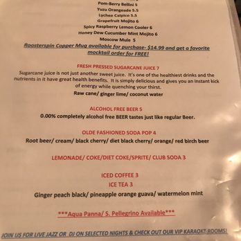Roosterspin - Menu - Korean Near Me - Westfield, New Jersey