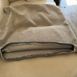 Stitches Alterations - Sofa pillow cover needs new zipper Can you replace it Please call me at (216) 544-8147 Sylvia Kendrick