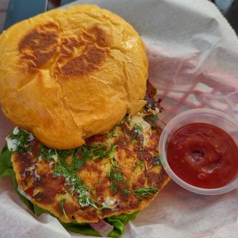 Burger Deck - Crabby Deck and ketchup - Burgers Near Me - San Diego, California Burger Deck - Crabby Deck and ketchup - Burgers Near Me - San Diego, California