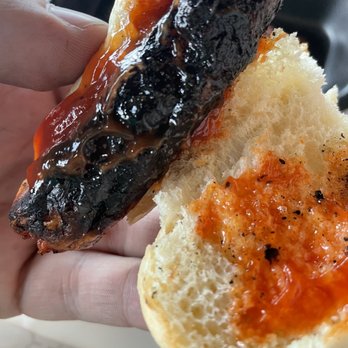 Cook Out - The second Charcoal burned hot dog drenched in ketchup - Burgers Near Me - Marietta, Georgia