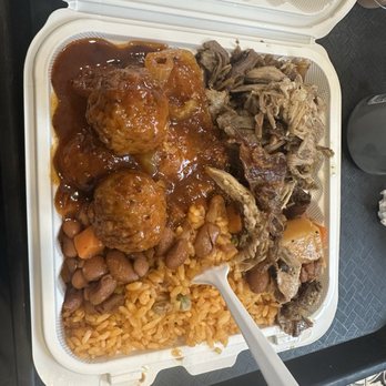 Mamia’s Island - Rice, beans, meatballs and pork - Puerto Rican Near Me - Ontario, New York Mamia’s Island - Rice, beans, meatballs and pork - Puerto Rican Near Me - Ontario, New York