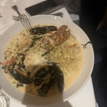 Alla Famiglia - Lobster shrimp and clams in a cream sauce - Italian Near Me - Pittsburgh, Pennsylvania Alla Famiglia - Lobster shrimp and clams in a cream sauce - Italian Near Me - Pittsburgh, Pennsylvania